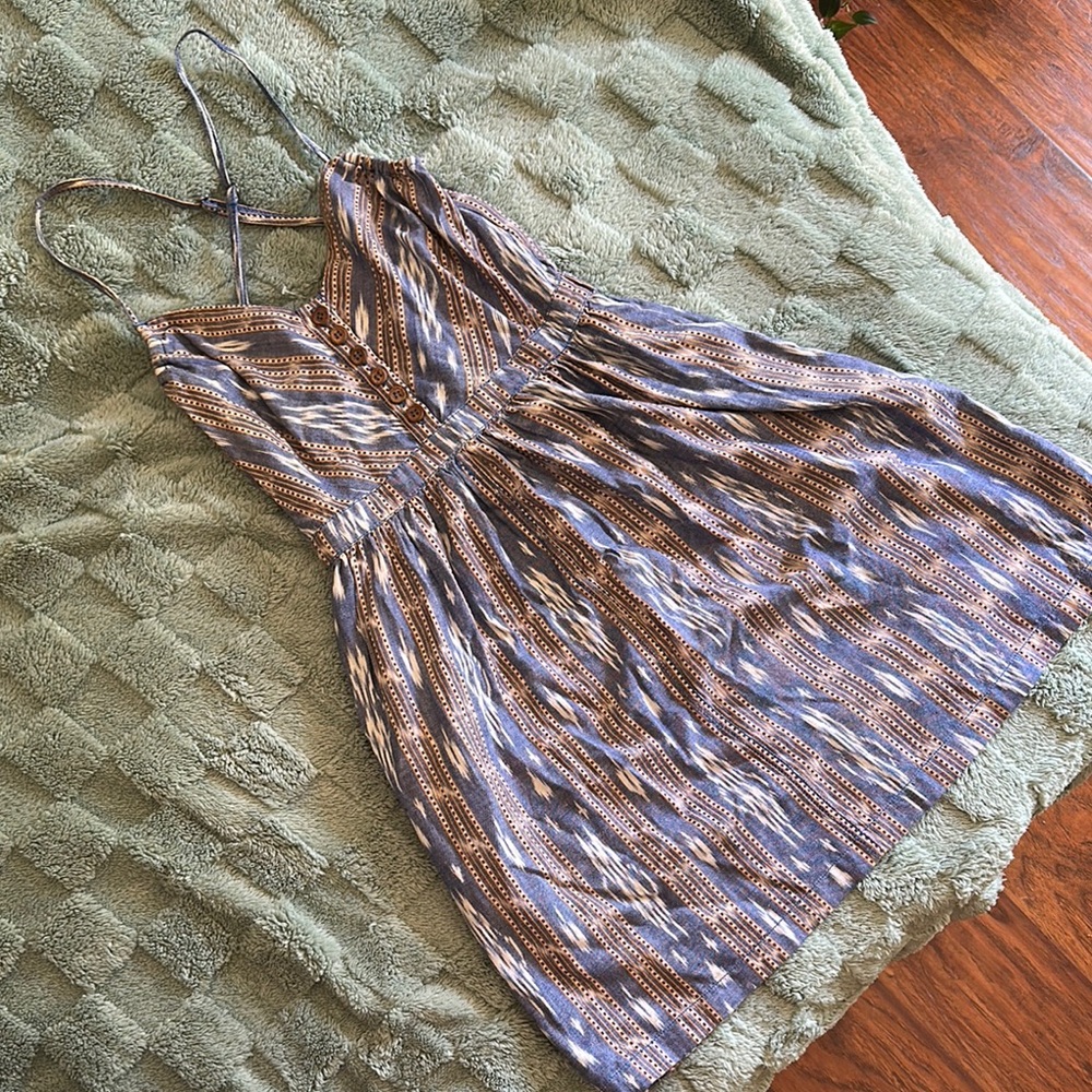 Ecote Blue and Yellow Striped‎ Garment